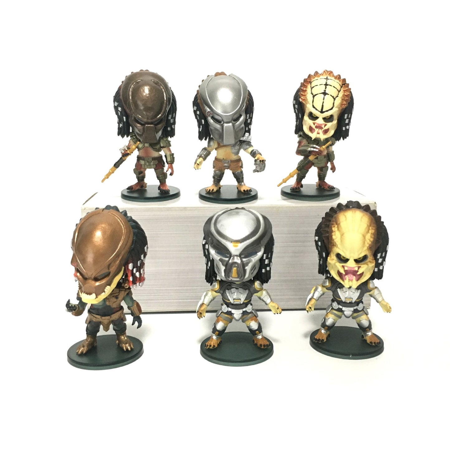 Predators Ultimate P1 Jungle Hunter Jungle Demon Concrete Clan Leader PVC Statue Figure Collectible Model Toy 7cm