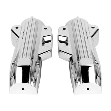 Black Motorcycle Front Lower Fork Covers ABS Plastic For Harley Touring Electra Street Road Glide King FLHR FLTRX FLHX 2014-2022
