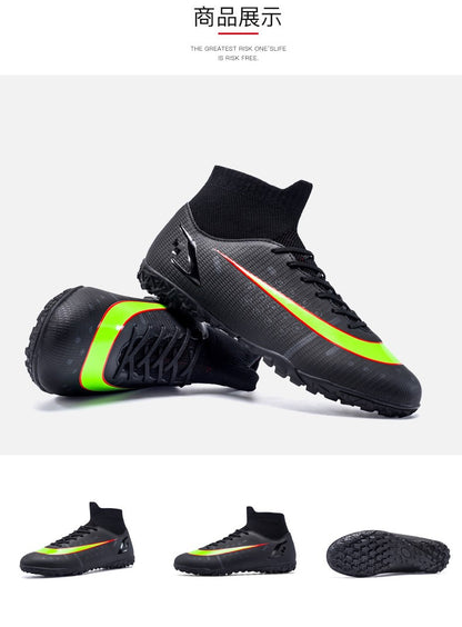 TF/FG Soccer Sneakers Youth Professional Training Football Boots Men Outdoor Lawn Non-Slip Soccer Shoes Hot Sale Soccer Cleats