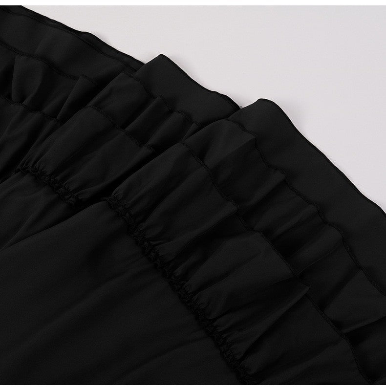 Brown Ruffled High Waisted Long Victorian Skirt Steampunk Skirts Womens Party Wear Gothic Vintage Clothes Medieval Costume Sexy