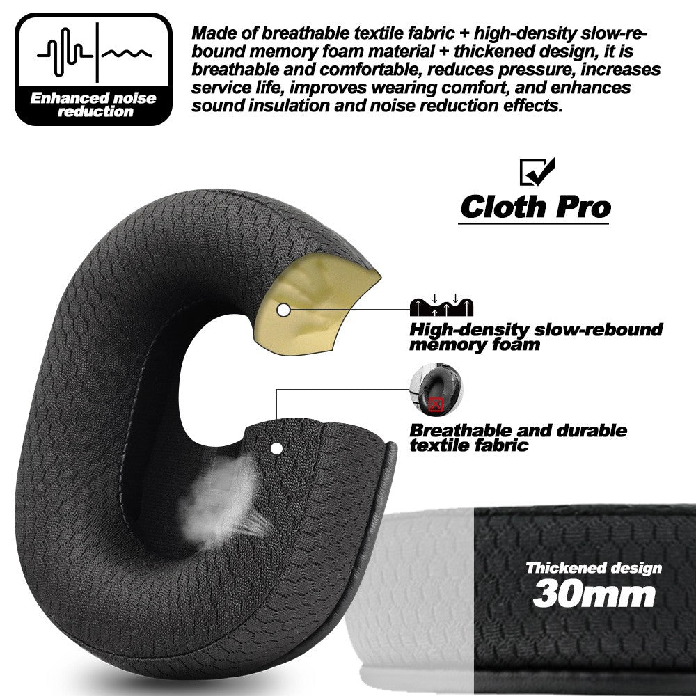 Replacement Foam Ear Pads for MCHOSE V9 S9 PRO,V9 PRO S9 PRO mchose x9 Headphones  memory foam Earpads Protein Leather
