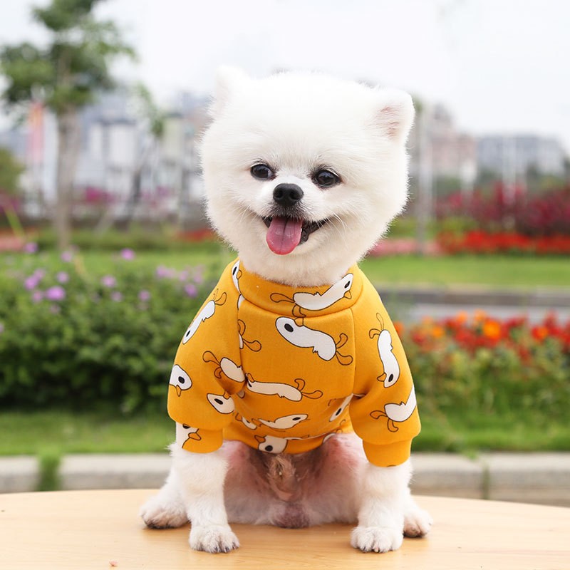 Casaco com capuz para cães pequenos, roupas quentes de inverno para animais de estimação para Bulldog Chihuahua Shih Tzu Moletom para Cães e Gatos