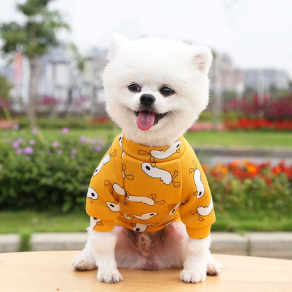 Casaco com capuz para cães pequenos, roupas quentes de inverno para animais de estimação para Bulldog Chihuahua Shih Tzu Moletom para Cães e Gatos