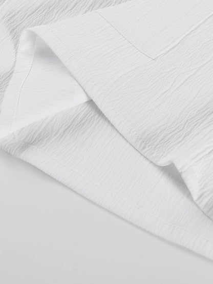 2025 Men's Casual Lapel Long Sleeve Shirts Tops Solid Loose Oversized T Shirt Men Cotton Linen Shirt Fashion Hawaiian Shirt Male