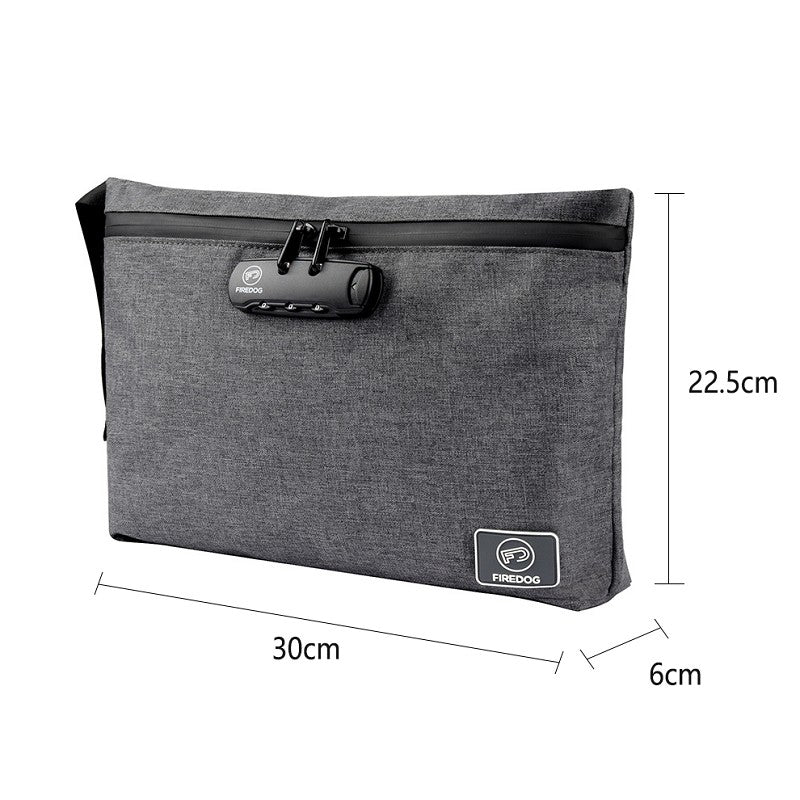 Travel Storage Bag With Password Lock Files Credit Card Certificates Safe Handbag Waterproof Anti-odor Smoking Pipe Storage Bag