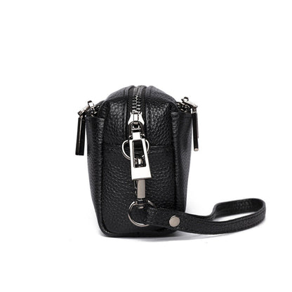 100% Genuine Cow Leather Wallet Purse Luxury Handbags Women Bags Designer Ladies Clutches Bags for Women Top Quality Phone Sac