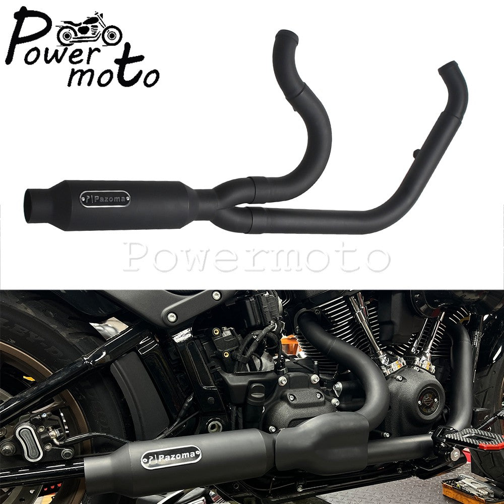 Motorbike Exhaust Pipes Exhaust Baffle Muffler For Harley M8 Softail Low Rider S T Fat Street Bob Standard Slim Deluxe 2018-2025