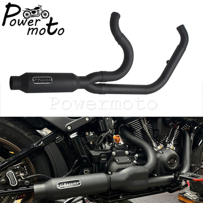 Motorbike Exhaust Pipes Exhaust Baffle Muffler For Harley M8 Softail Low Rider S T Fat Street Bob Standard Slim Deluxe 2018-2025