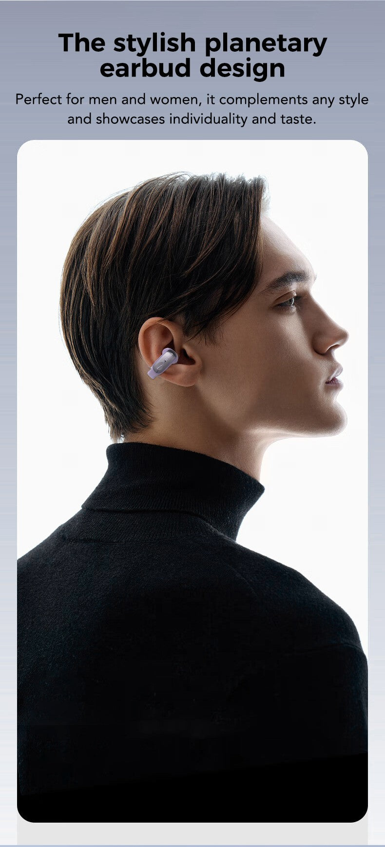 Translator ERAZER XF28 Bluetooth V6.0 Open-ear True Wireless EarbudsTranslation Earphones Office Travel,ASMR Headset APP