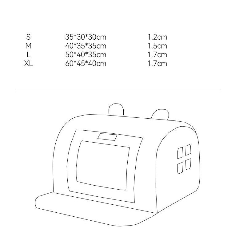 Casa de Cachorro de Inverno Casinha Quente para Cães Tapete Removível Lavável Cama Ninho para Cães Tenda para Sono Profundo para Cães de Porte Médio e Grande Suprimentos para Cães