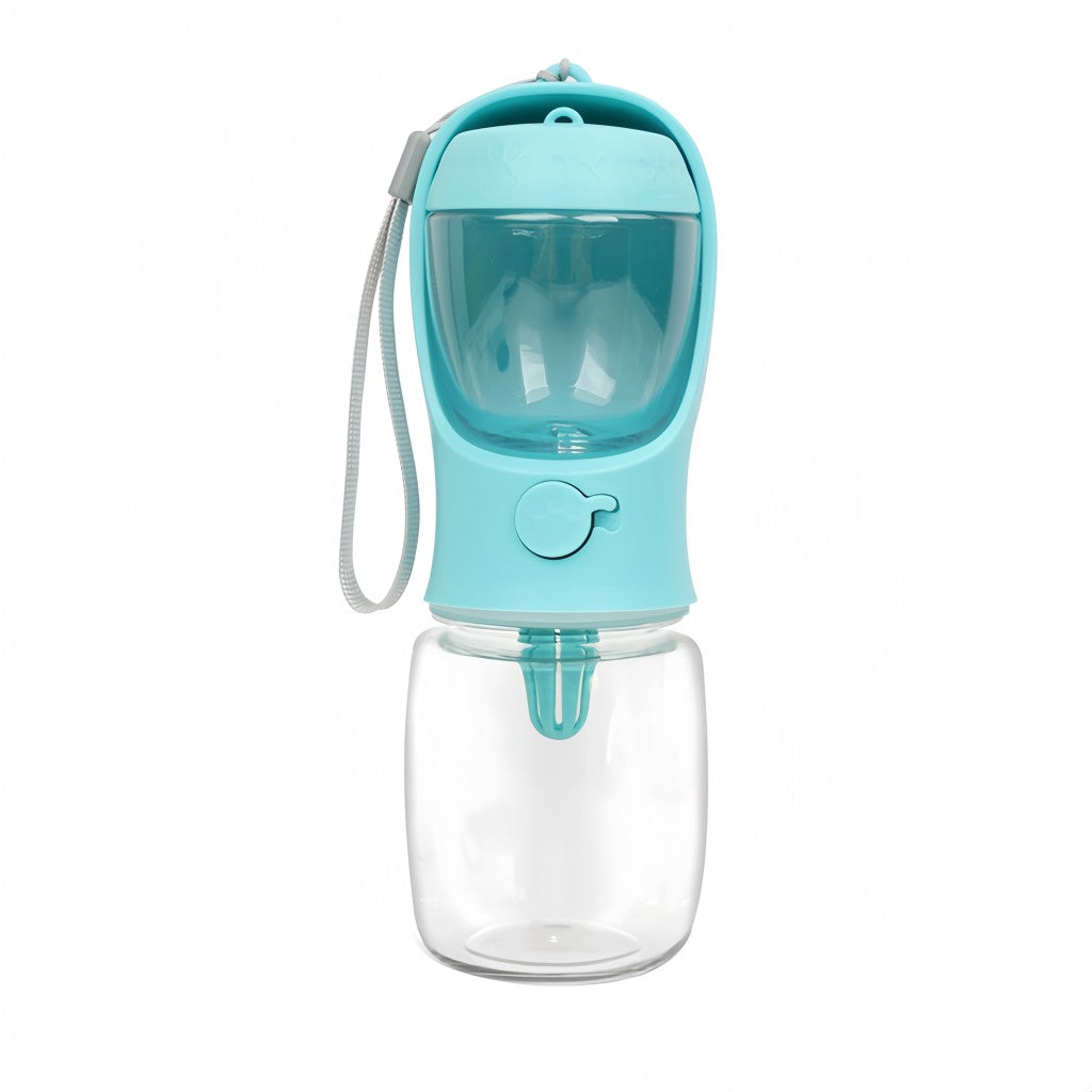 Garrafa Portátil para Cães e Gatos com Armazenamento de Comida e Água para Filhotes, Cães, Tigela Alimentadora, Viagem ao Ar Livre, Suprimentos para Animais de Estimação