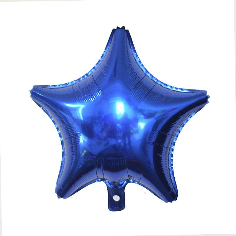 10pcs 18inch Star Foil Balloons Helium Balloon Children toy Gift 1st Birthday Party Wedding Decorations kids Globos Baby Shower