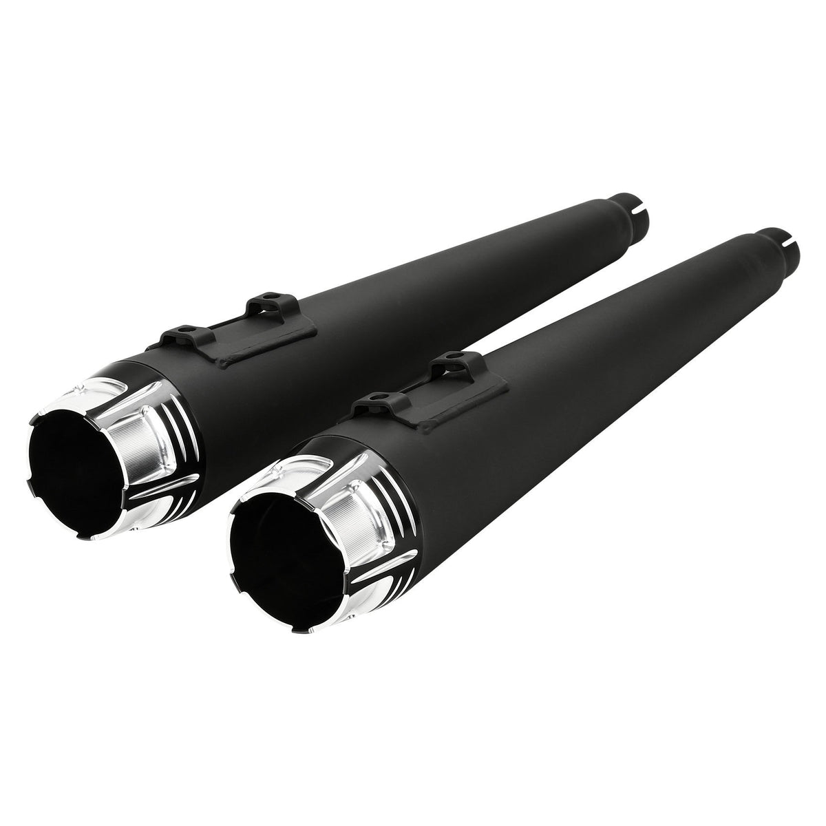 Motorcycle 4" Slip-on Mufflers Exhaust Pipes For Harley Touring Electra Street Glide 1995-2016