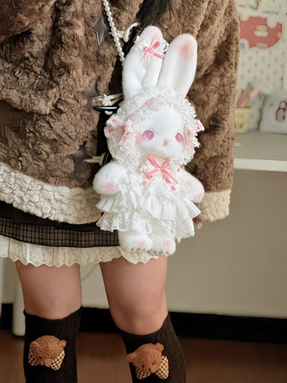Kawaii Bunny Bag Princess Lolita Shoulder Bag Long-eared Rabbit Sweet Crossbody Bags