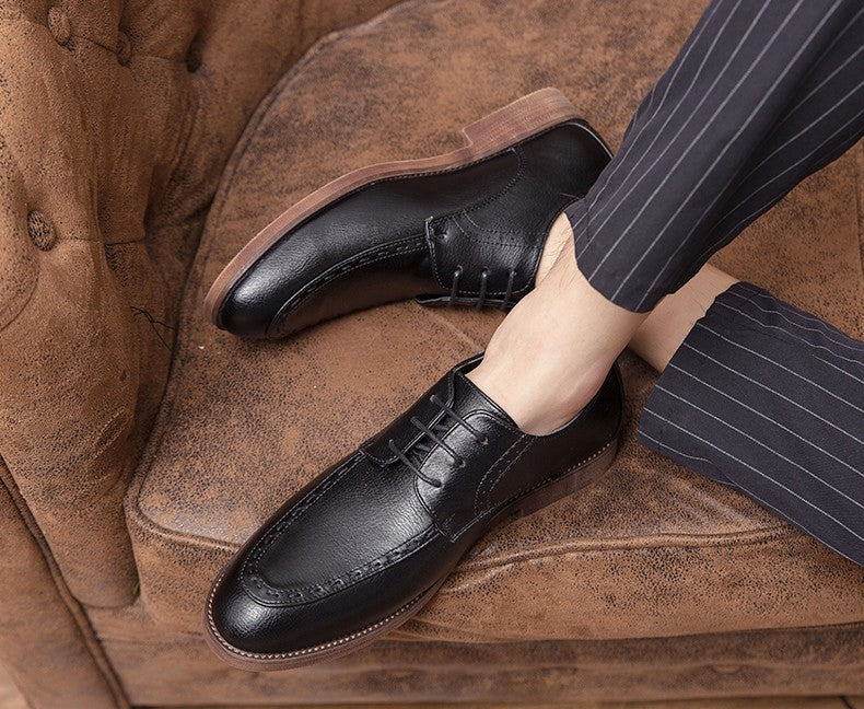 Classic Casual Business Leather Shoes Men Social Wedding Party Leather Shoes For Men Dress Oxfords Formal Leather Shoes Men