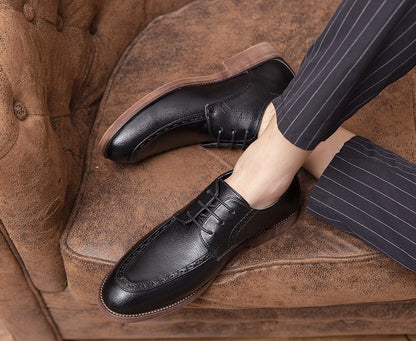 Classic Casual Business Leather Shoes Men Social Wedding Party Leather Shoes For Men Dress Oxfords Formal Leather Shoes Men