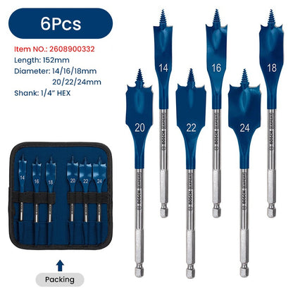 Brocas Bosch Expert para Madeira com Rosca Autoperfurante, Haste Sextavada de 1/4", Acessórios para Ferramentas Elétricas, para Parafusadeira Elétrica