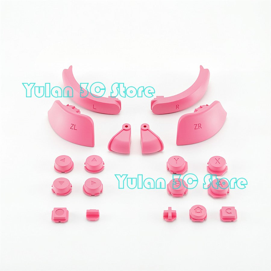 Joycon 2 Solid Color / Transparent Custom DIY Replacement Full Set Buttons for Nintendo Switch 2 Joy Con Controller Accessories