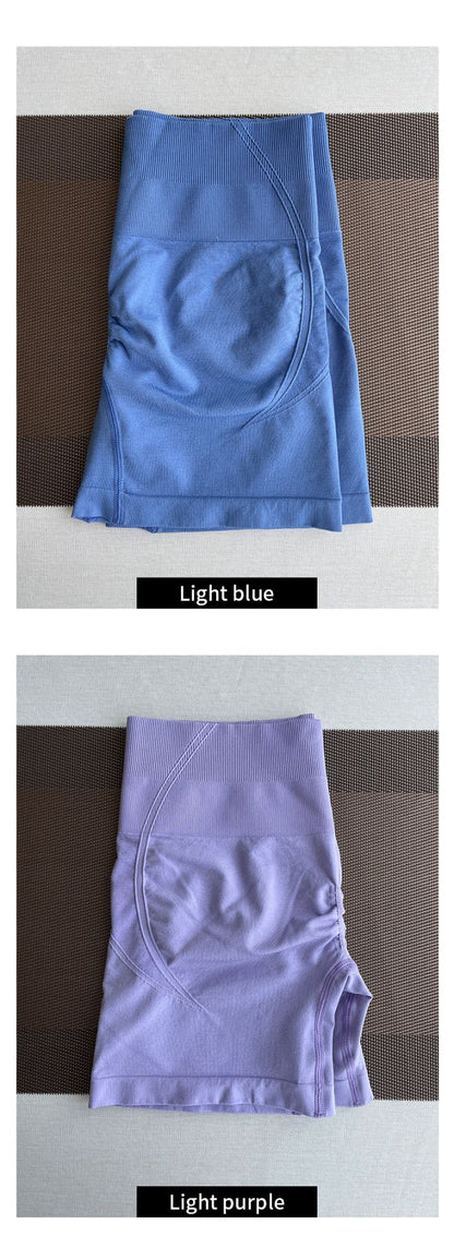 TKITK Seamless Tight shorts Gym shorts Womens Workout Yoga shorts  Soft High Waist Outfits Fitness Sports Wear