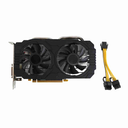 Gaming Graphics Card 2 Cooling Fans 16 PCI Express 3.0 256bit Support 8K   Graphics Card Good Performance for Office