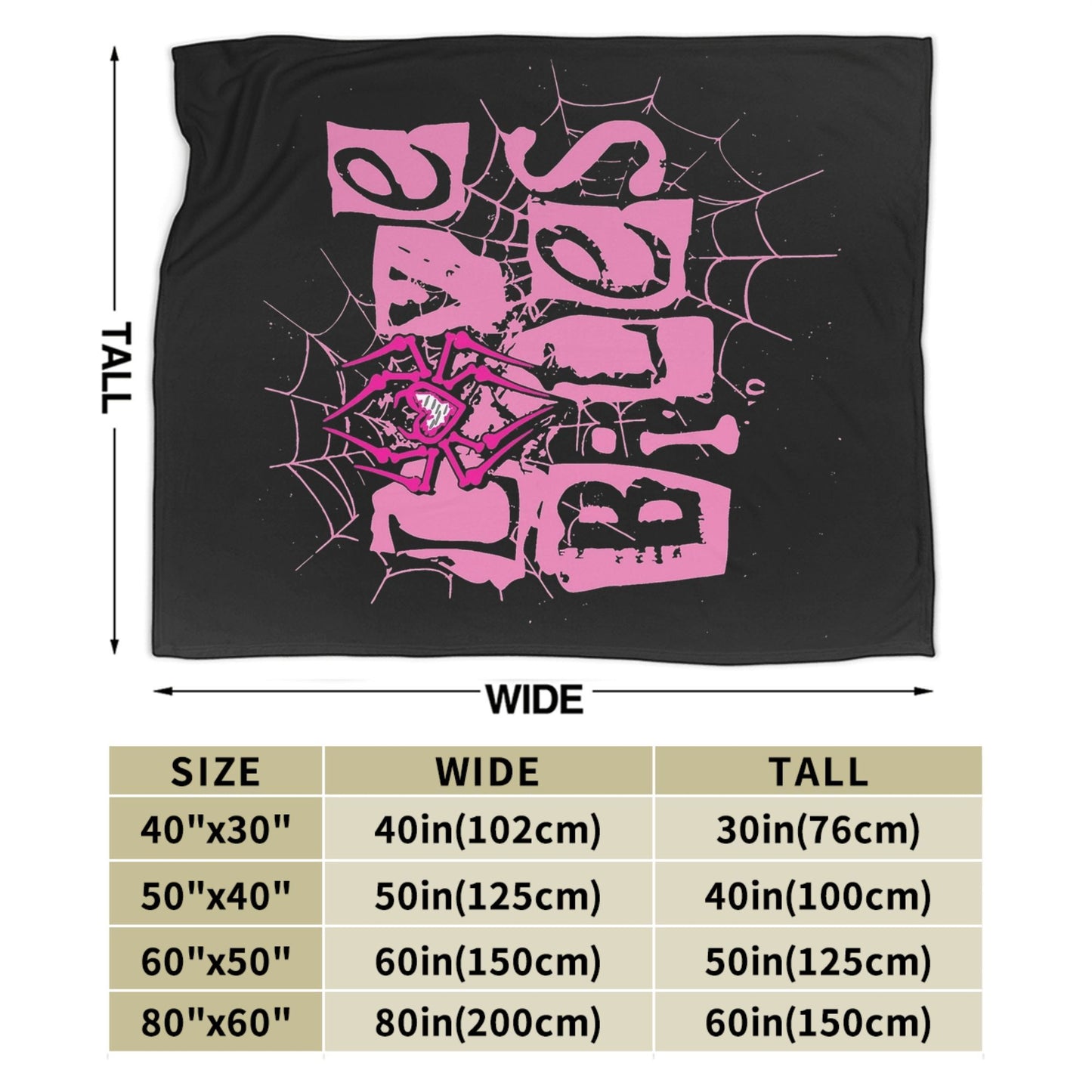 Love Bites AJ Lee Spider Logo Cobertor de flanela para primavera e outono, cobertor quente multifuncional para casa, sofá, colcha.