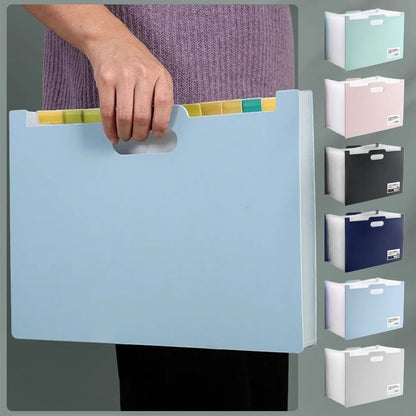 Office School Supplies Vertical Organ Pack New With Classification Stationery Multilayer File Folders Plastic A4 Paper Holder
