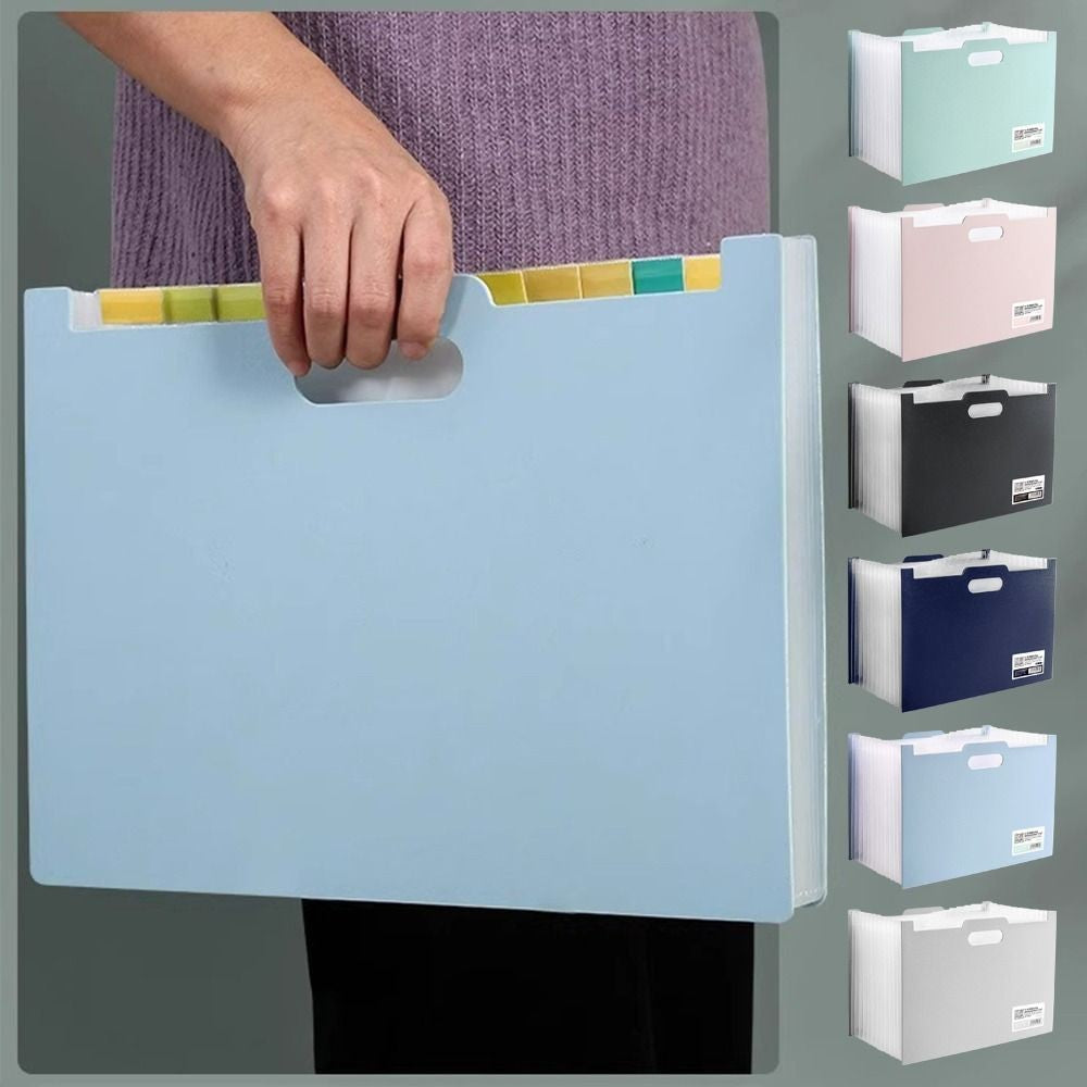 Office School Supplies Vertical Organ Pack New With Classification Stationery Multilayer File Folders Plastic A4 Paper Holder