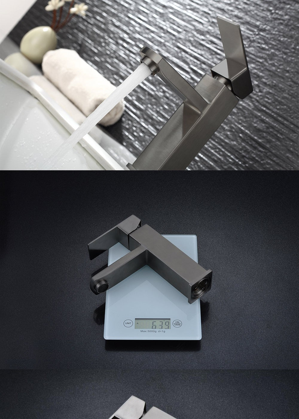 Bathroom Faucets Hot and Cold Mixer Faucets Vanity Bathroom Kitchen Deck Mounted Bathroom Sink Faucets?hose not include?