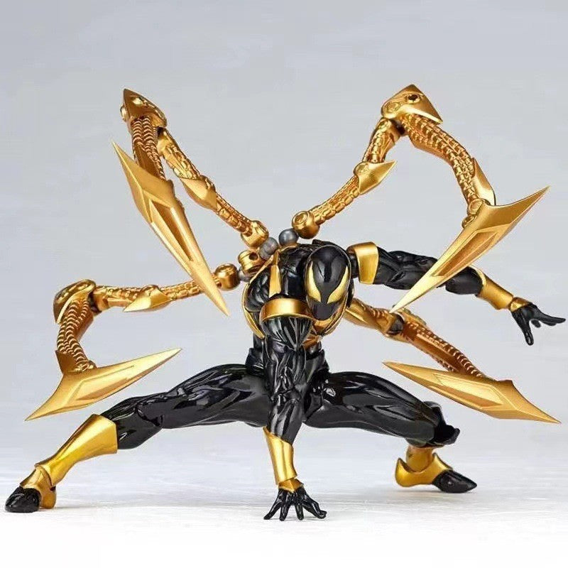 Bonecos de 15cm do filme da Marvel Comics, Homem-Aranha de Ferro articulado, Estátua de boneco de ação, Brinquedos colecionáveis de presente