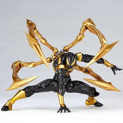 Bonecos de 15cm do filme da Marvel Comics, Homem-Aranha de Ferro articulado, Estátua de boneco de ação, Brinquedos colecionáveis de presente