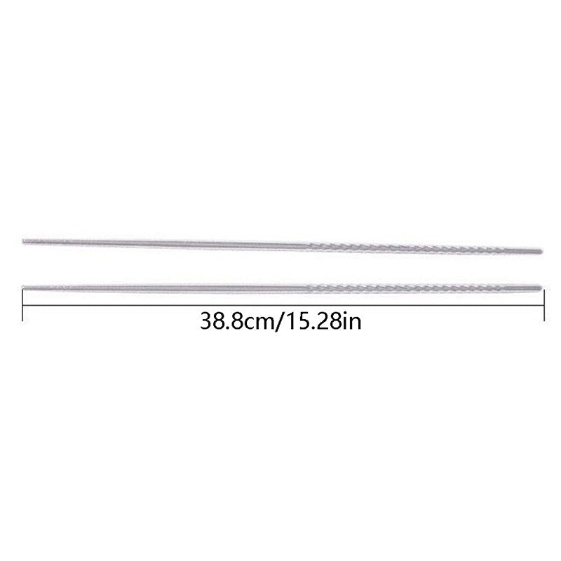 1 Pair Cooking Chopsticks Stainless Steel Chopsticks Extra Long Frying Chopsticks Hot Pot Long Chopsticks Dishwasher Safe 38cm