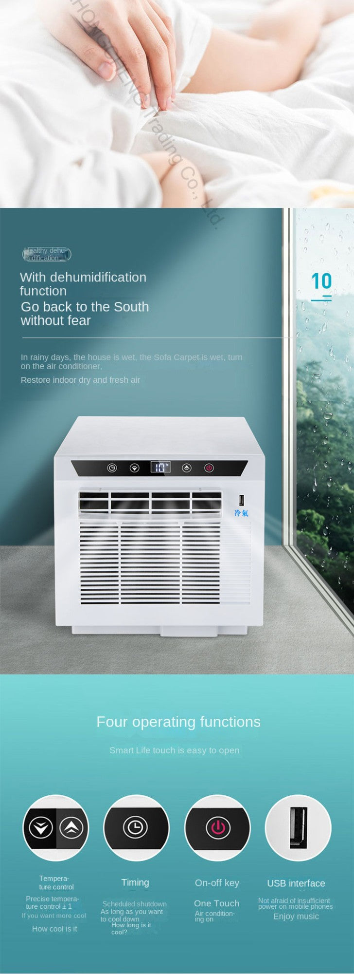 Portable Camping Tent Air Conditioner 220v Dedicated Free Installation Removable Air Conditioner Compressor