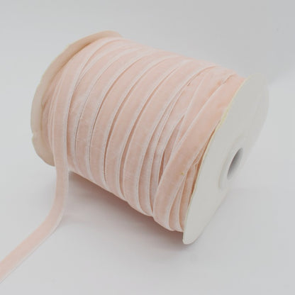 50yards 10mm Velvet Ribbon For DIY Handmade Gift Bouquet Wrapping Supplies Home Party Decorations Christmas Webbing Trimming