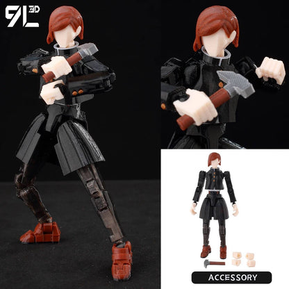 ?9L3D Lucky13 Gojo Sukuna Jujutsu Fushiguro Toji Gojo Satoru Action Figure Dummy13 T13 Multi-Jointed Collectible Toys Titan13