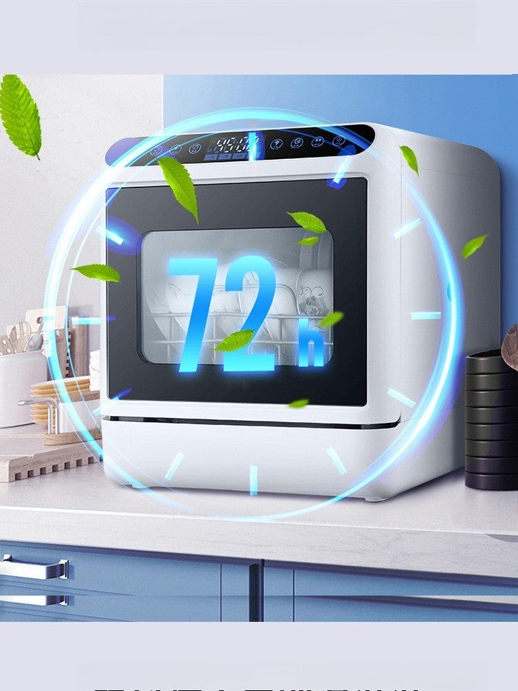 Smart Mini Dishwasher Countertop 6-8 Sets With Air Drying & Sterilization Function For Kitchen
