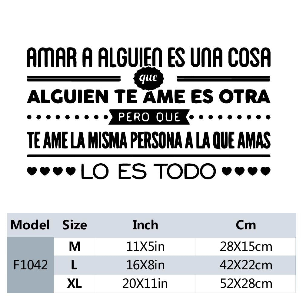 1 pc meaningful spanish text Wall Sticker Home Decoration wallpaper Accessories For Baby Kids Rooms Decor Mural