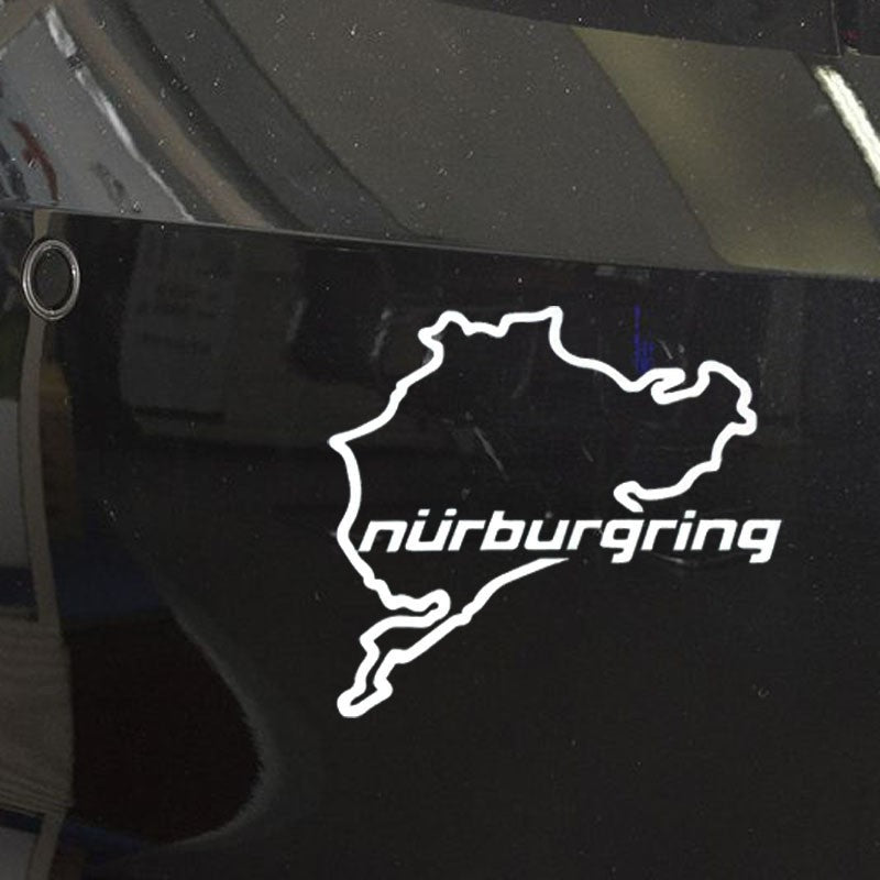 Adesivos para Janela Criativos de Moda Nurburgring para Carro, Estilo, Corrida de Rua
