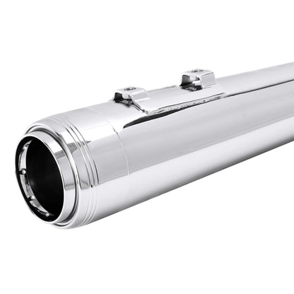 Motorcycle 4" Slip-on Mufflers Exhaust Pipes For Harley Touring Electra Street Glide 1995-2016