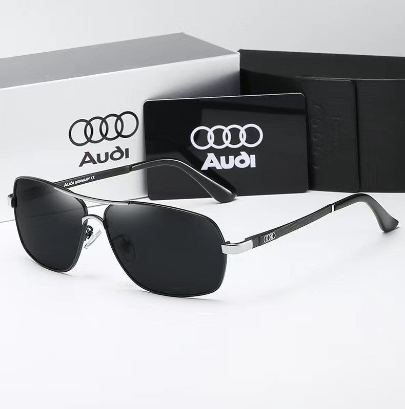 Audi Polarized UV400 Driving Sunglasses for Men/Women Square Frame Glasses Wholesale Gift for Auto Enthusiasts 557