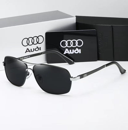 Audi Polarized UV400 Driving Sunglasses for Men/Women Square Frame Glasses Wholesale Gift for Auto Enthusiasts 557