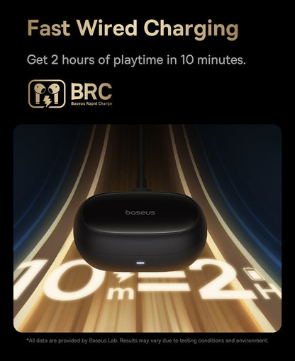Baseus Bowie MA10 Pro ANC Wireless Earphones 48dB Hybrid ANC Bluetooth 5.3 Earbuds IPX6 Waterproof 4-Mics ENC Sports Headphones