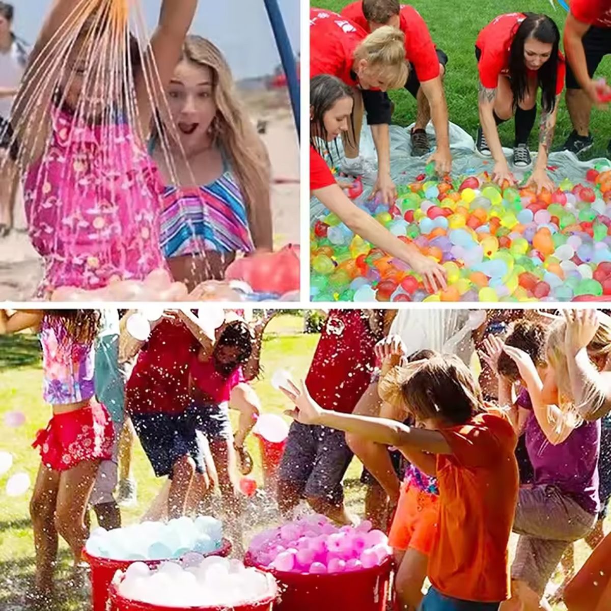 111/222/333Pcs Water Balloons Rapid Injection Funny Summer Outdoor Water Balloon Bombs For Kids and Adults Beach Water Fight Toy
