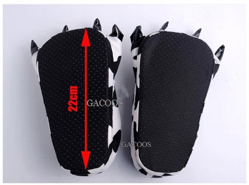 Autumn Winter Children Home Shoes Dinosaur Paw Shoes Cartoon Animal Cotton Baby Boy Girl Stitch Slippers Anime Pajamas Shoes