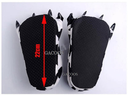 Autumn Winter Children Home Shoes Dinosaur Paw Shoes Cartoon Animal Cotton Baby Boy Girl Stitch Slippers Anime Pajamas Shoes