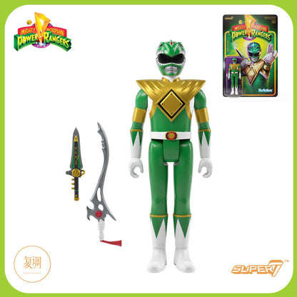Em Estoque Super7 Mighty Morphin Power Rangers Carded Series 1 - Conjunto de Presente com Modelos Dragonzord, Red Ranger e Rita Repulsa