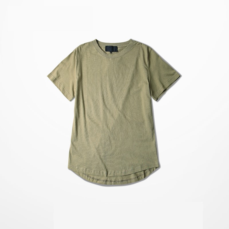 2025 MRMT High Street Arc Hem Mens T Shirt High Quality Cotton Men T-Shirt Lengthened Over Size Man Tops Tees For Male Tshirt