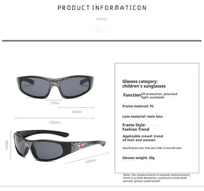 Spiderman Sunglasses Plastic Toys Children'S Marvel Avengers Figure Spider-Man Cartoon Fashion Sunglasses Kids Cute Goggle Gifts