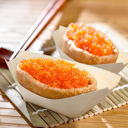 100 unidades Bandejas Descartáveis para Servir Sushi Barcos de Sushi de Madeira Pratos de Salada Sobremesa Bolo de Pinheiro Tigela de Lanche Bandejas de Servir Pratos de Comida