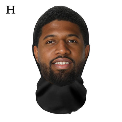 New 3D Printed Mask Full Face Mask Simulation Character Celebrity Face Funny Headgear for Fans Cosplay Role Play Face Mask