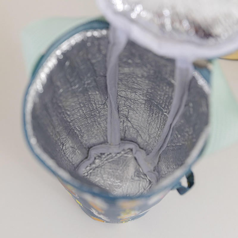 Baby Milk Bottle Insulation Bags Cartoon Portable Waterproof Feeding Bottle Thermal Bag Milk Warmer Cooler Stroller Hang Bags